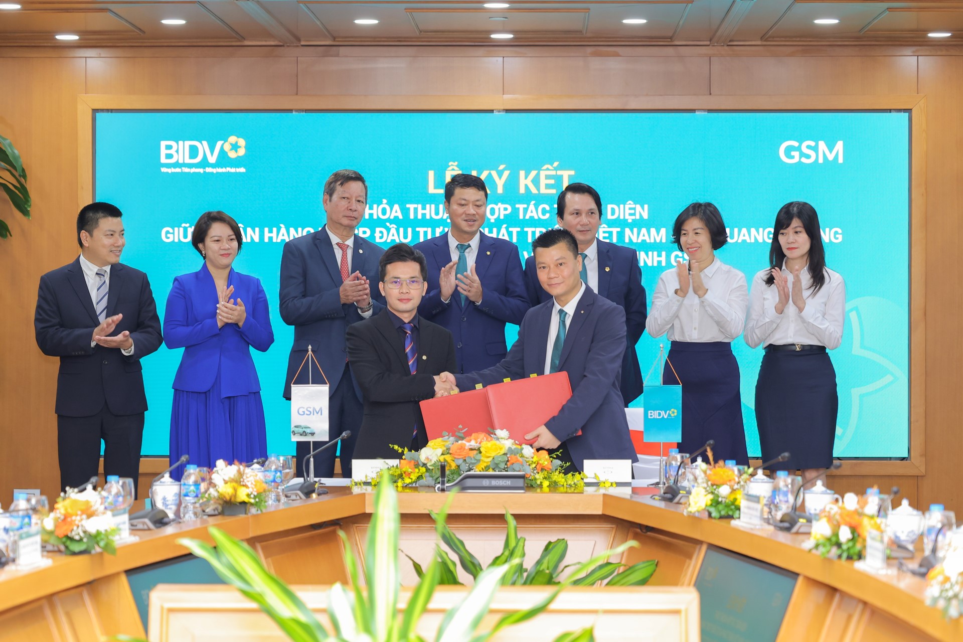 ​Công ty GSM ký kết thoả thuận hợp tác toàn diện với Ngân hàng BIDV - Chi nhánh Quang Trung